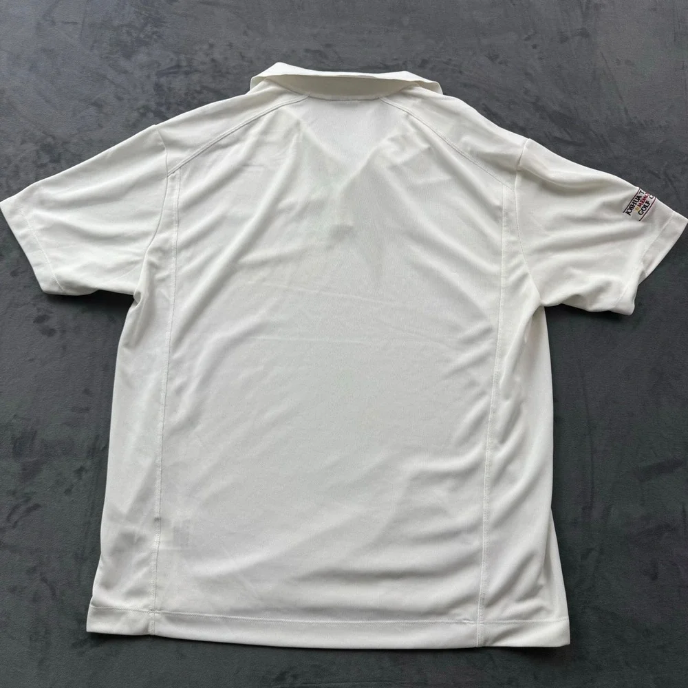 Nike Golf Mens XL White Dri-FIT Polo Shirt Joshua T Harris Memorial Golf Classic